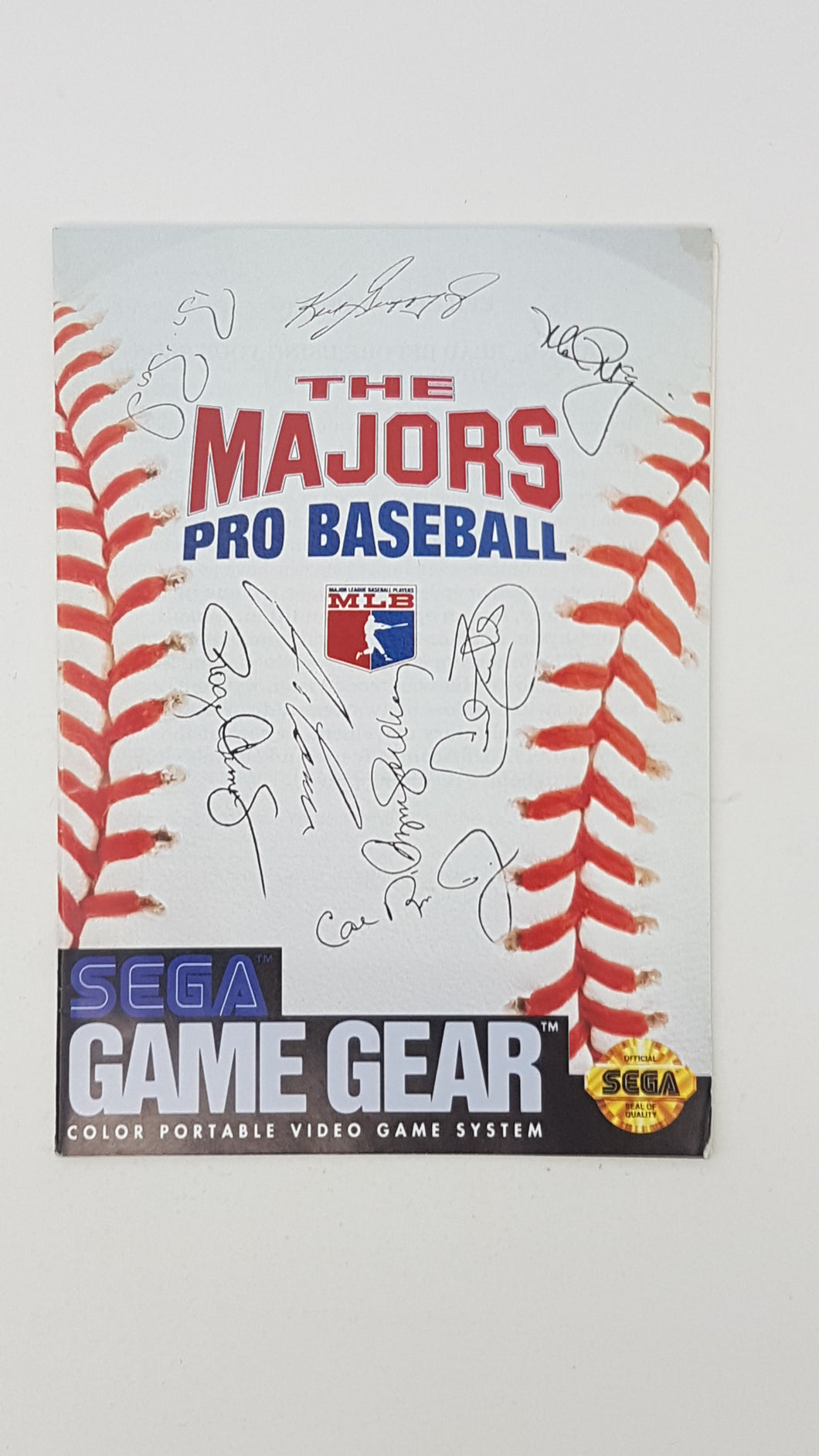 Majors Pro Baseball [manual] - Sega Gamegear
