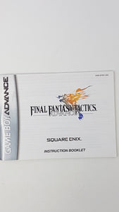 Final Fantasy Tactics Advance [manuel] - Nintendo GameBoyAdvance