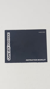 Instruction Booklet - Nintendo GameBoyAdvance
