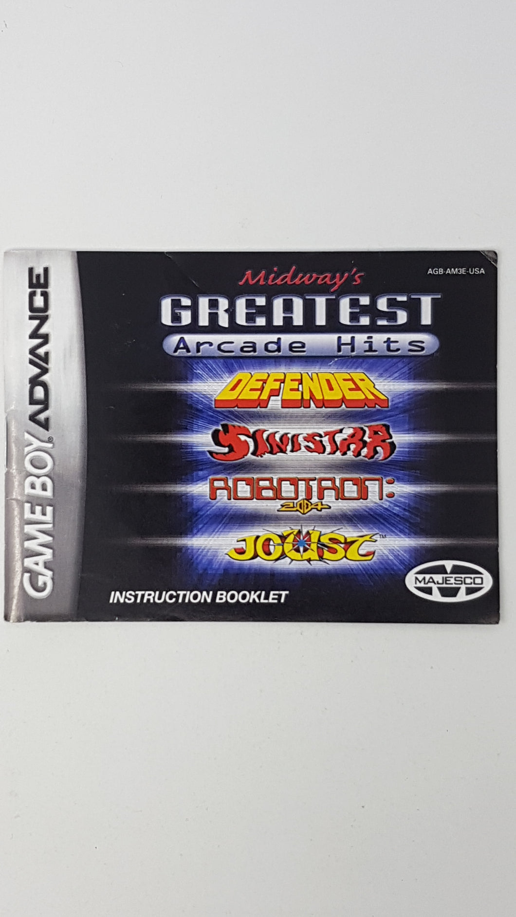 Midway's Greatest Arcade Hits [manual] - Nintendo GameBoyAdvance