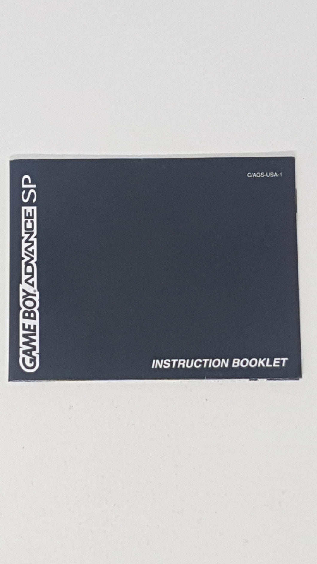 SP Instruction Booklet - Nintendo GameBoyAdvance