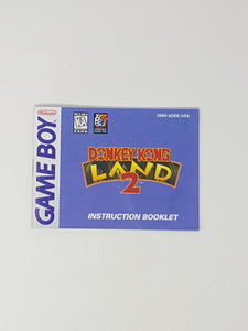 Donkey Kong Land 2 [manual] - Nintendo GameBoy