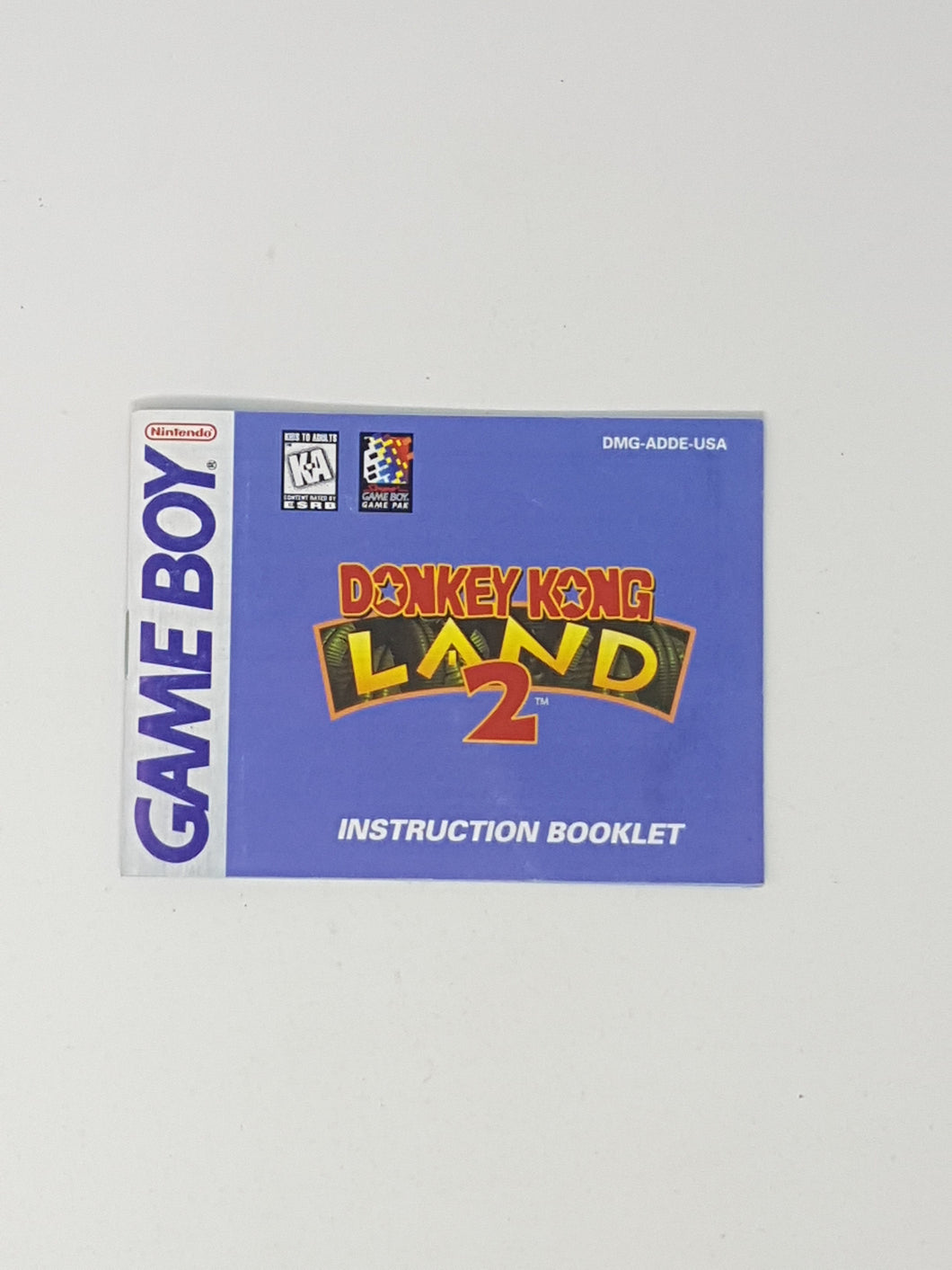 Donkey Kong Land 2 [manual] - Nintendo GameBoy
