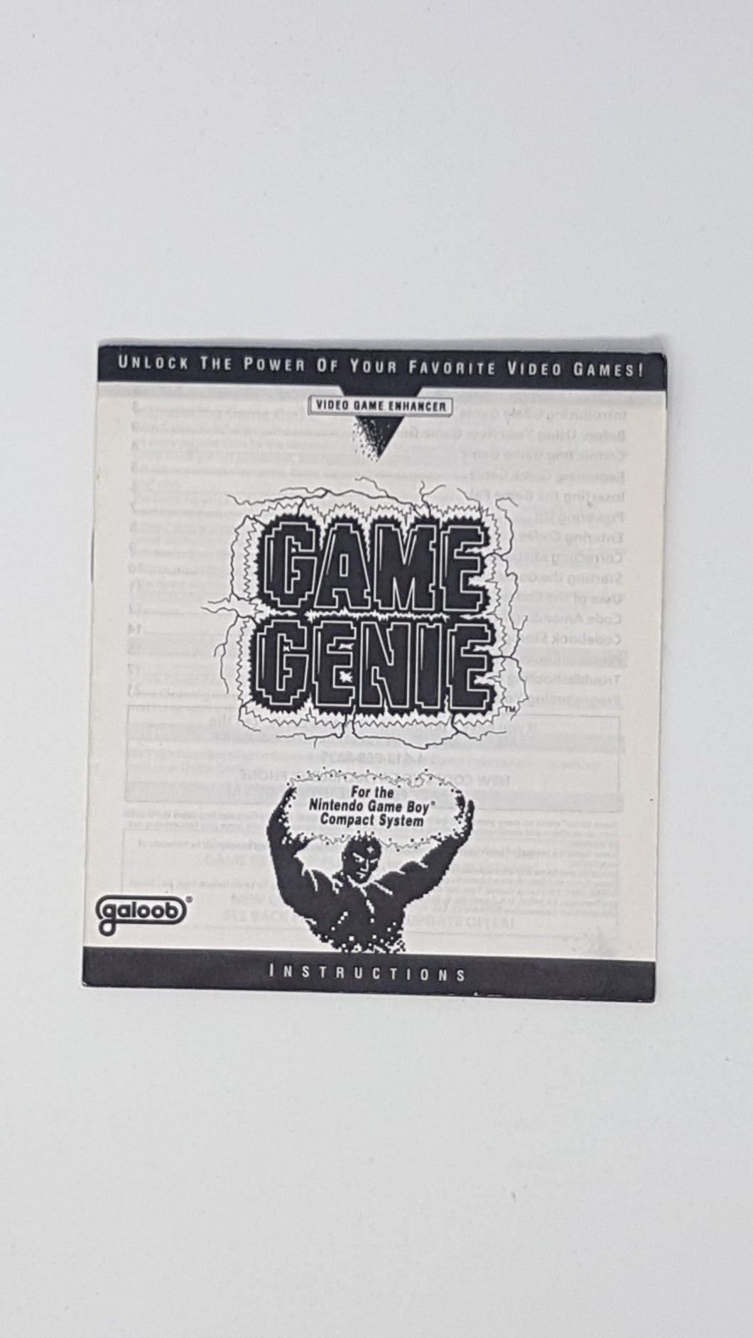 Game Genie [manuel] - Gameboy - Game Genie
