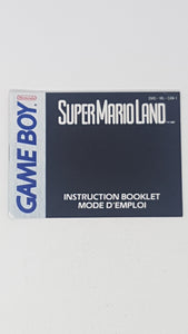 Super Mario Land [manuel] - Nintendo GameBoy