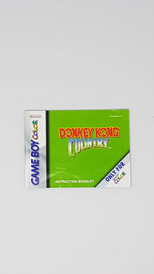 Donkey Kong Country [manual] - Nintendo GameBoyColor