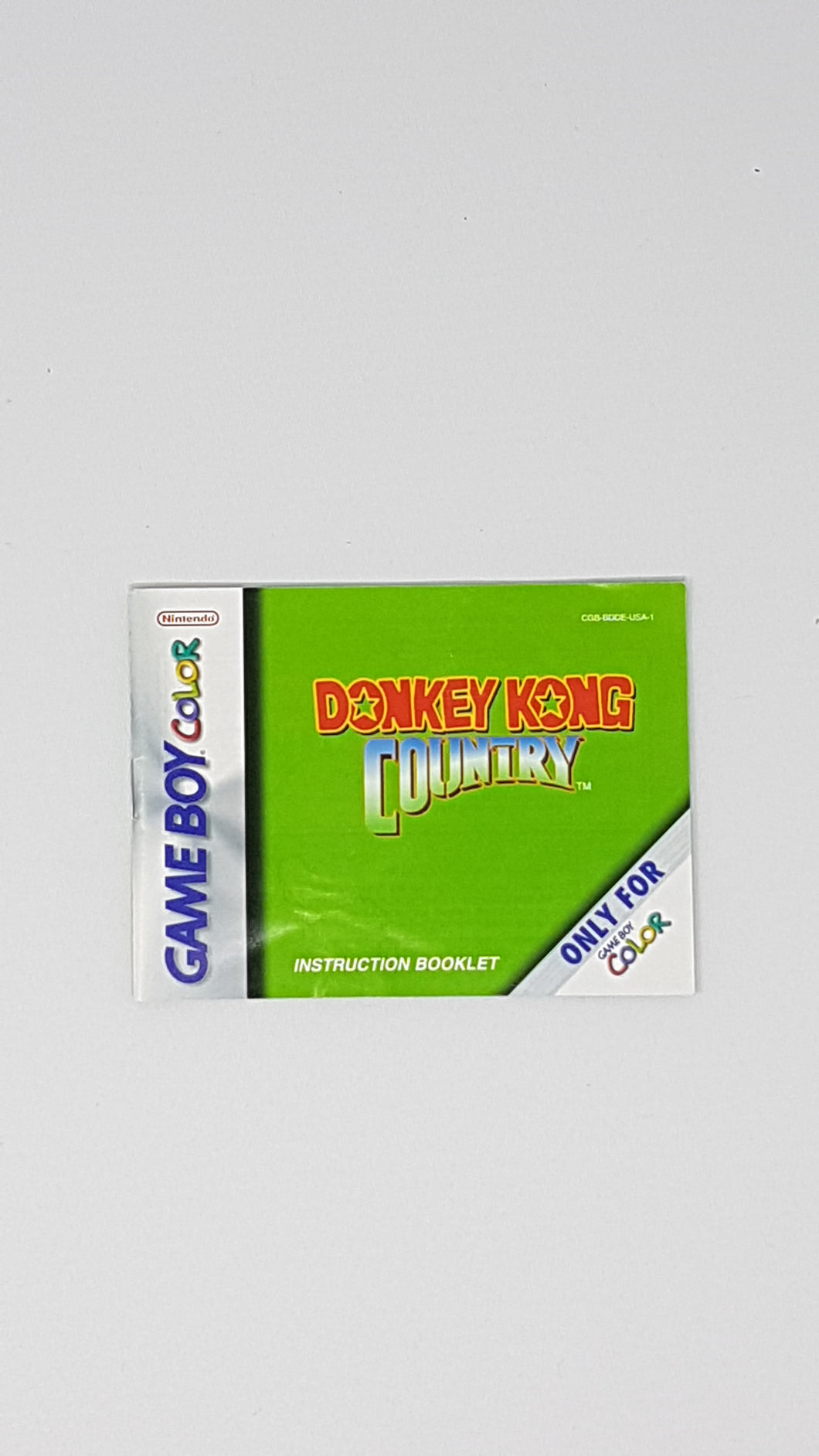 Donkey Kong Country [manual] - Nintendo GameBoyColor