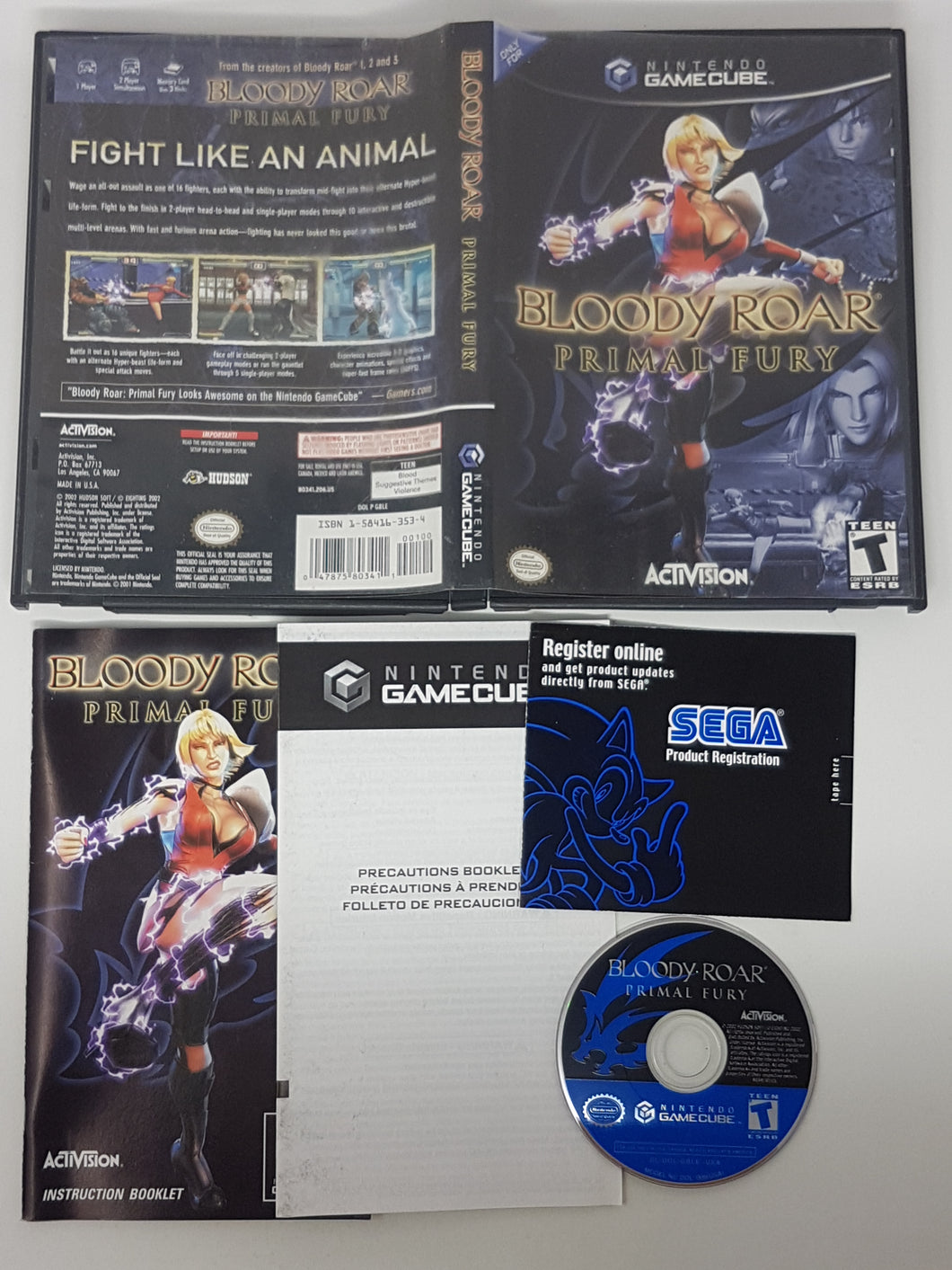 Bloody Roar Primal Fury - Nintendo Gamecube