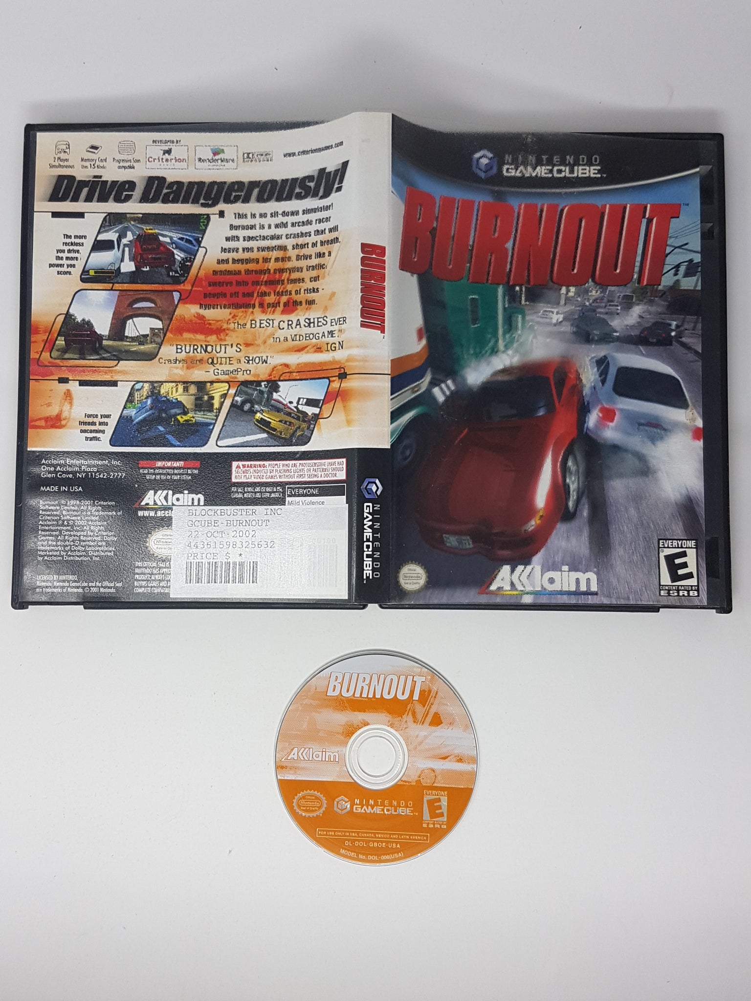 Burnout 2 jeu gamecube complet - Jeux vidéo Burnout 2 jeu gamecube complet - Jeux vidéo