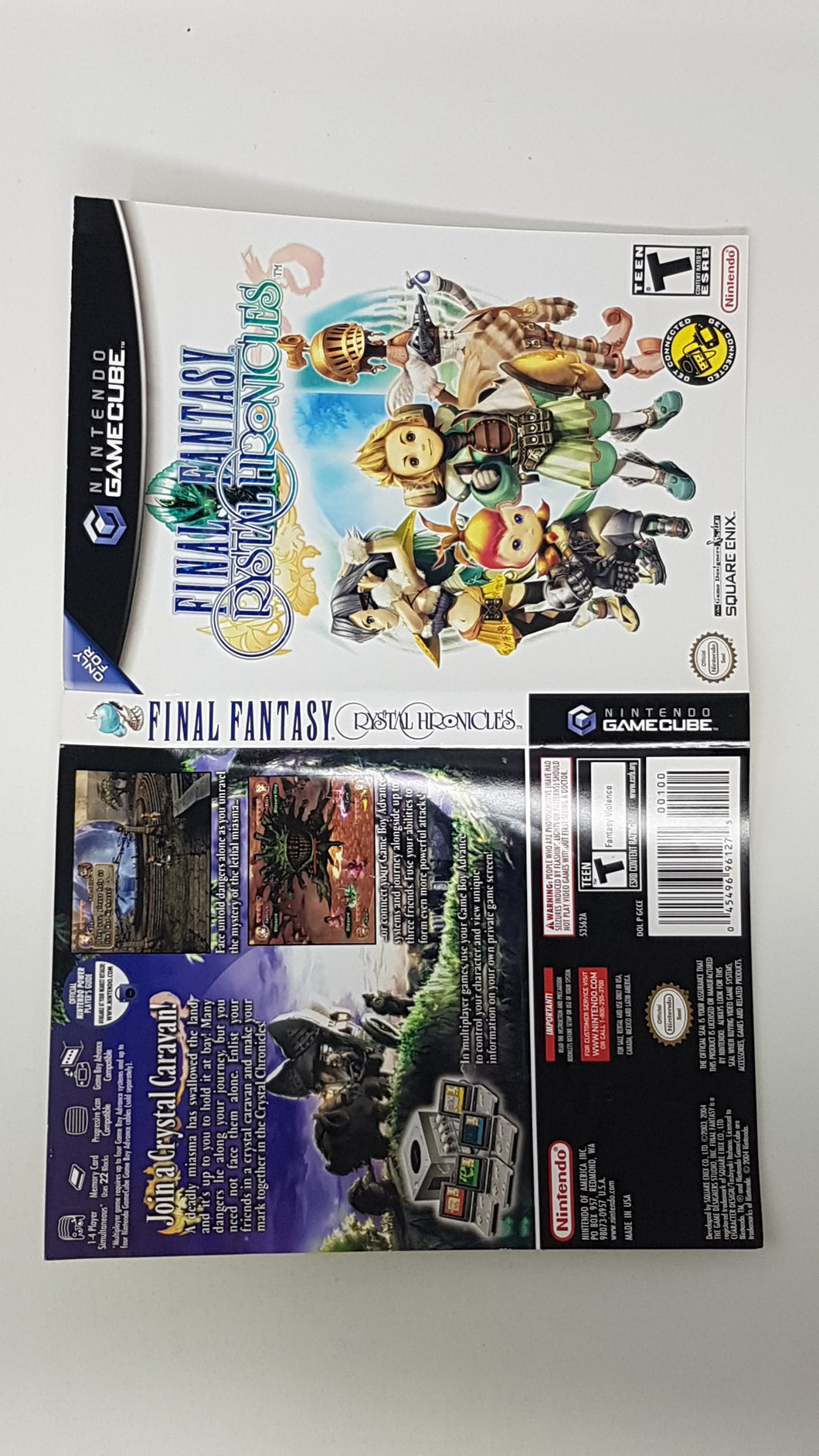 Final Fantasy Crystal Chronicles [Cover art] - Nintendo GameCube