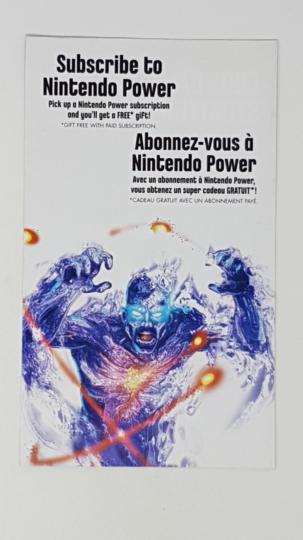 Geist Nintendo Power Subscription Insertion - Nintendo GameCube