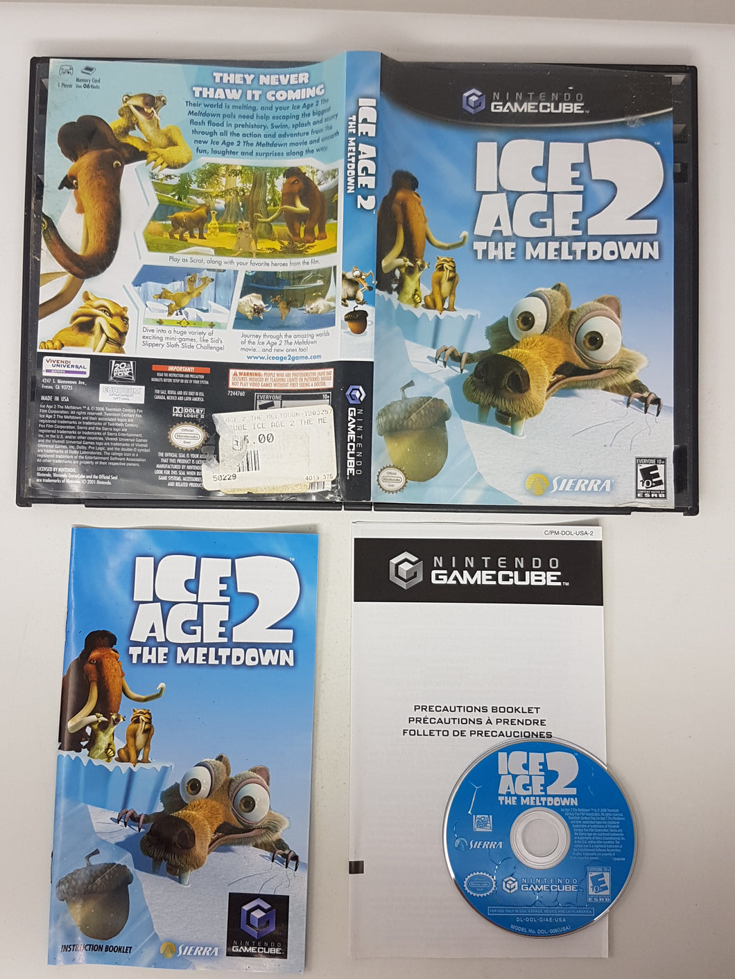 Ice Age 2 The Meltdown - Nintendo Gamecube
