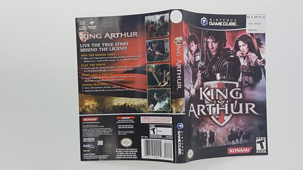 King Arthur [Cover Art] - Sony Playstation 2 | PS2