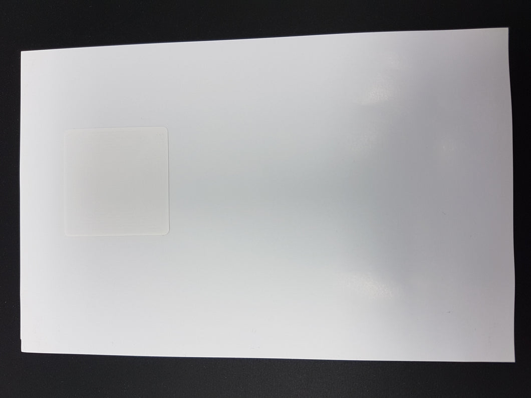 Plain White Paper with Security tag [Insert] - Nintendo GameCube