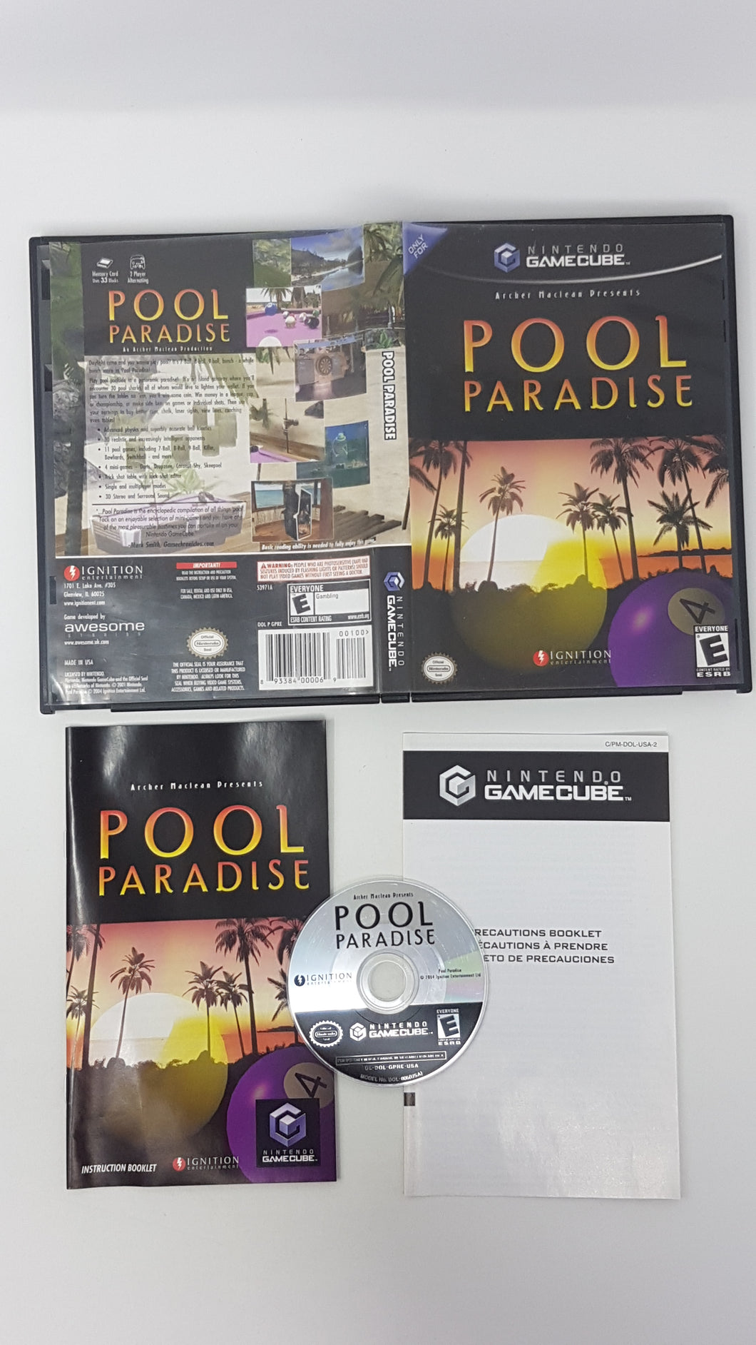 GameCube - Pool Paradise