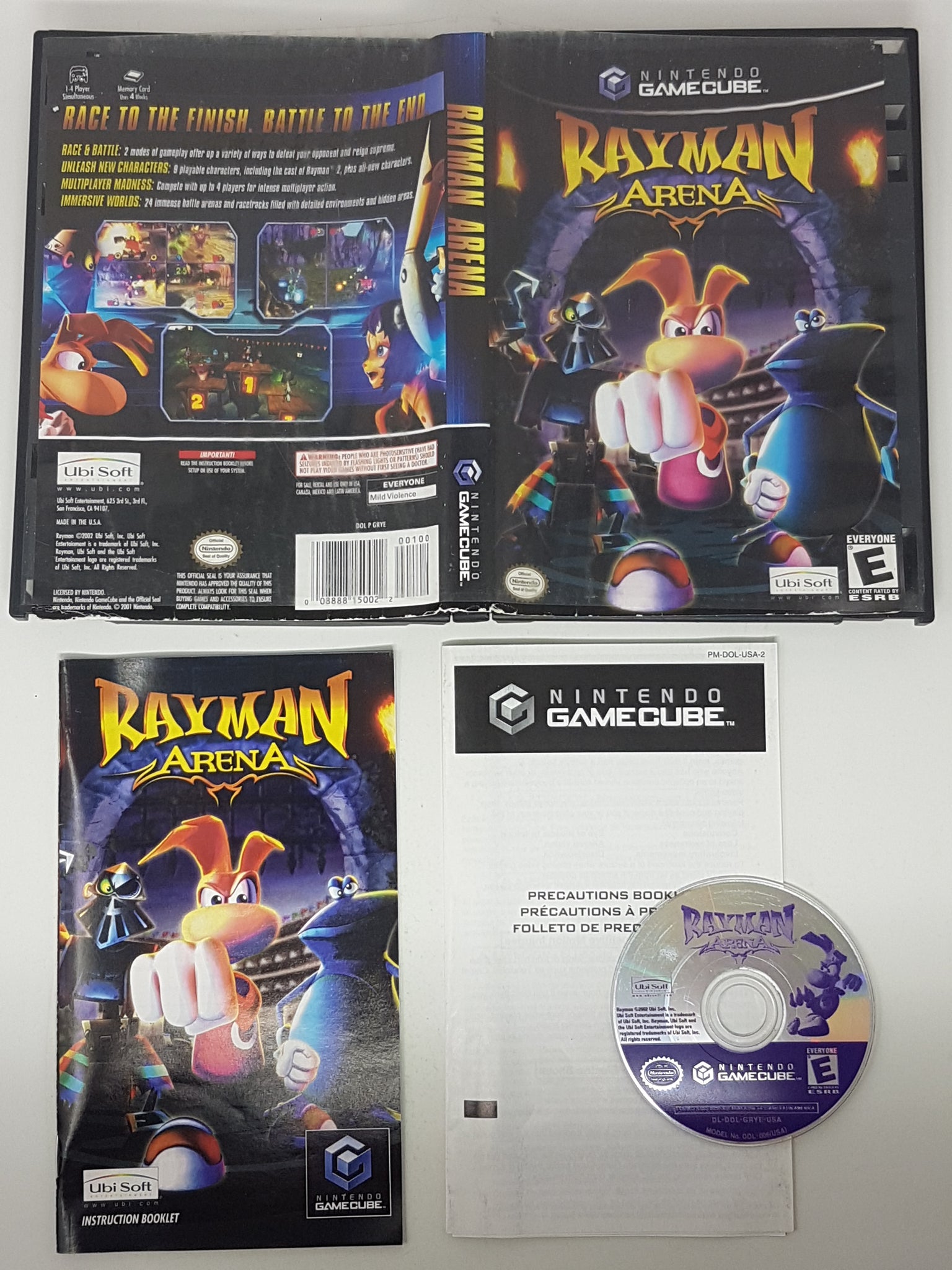 Rayman Arena on top Nintendo GameCube