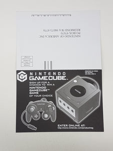 Sign Up For A Chance To Win Registration [Insertion] - Nintendo GameCube