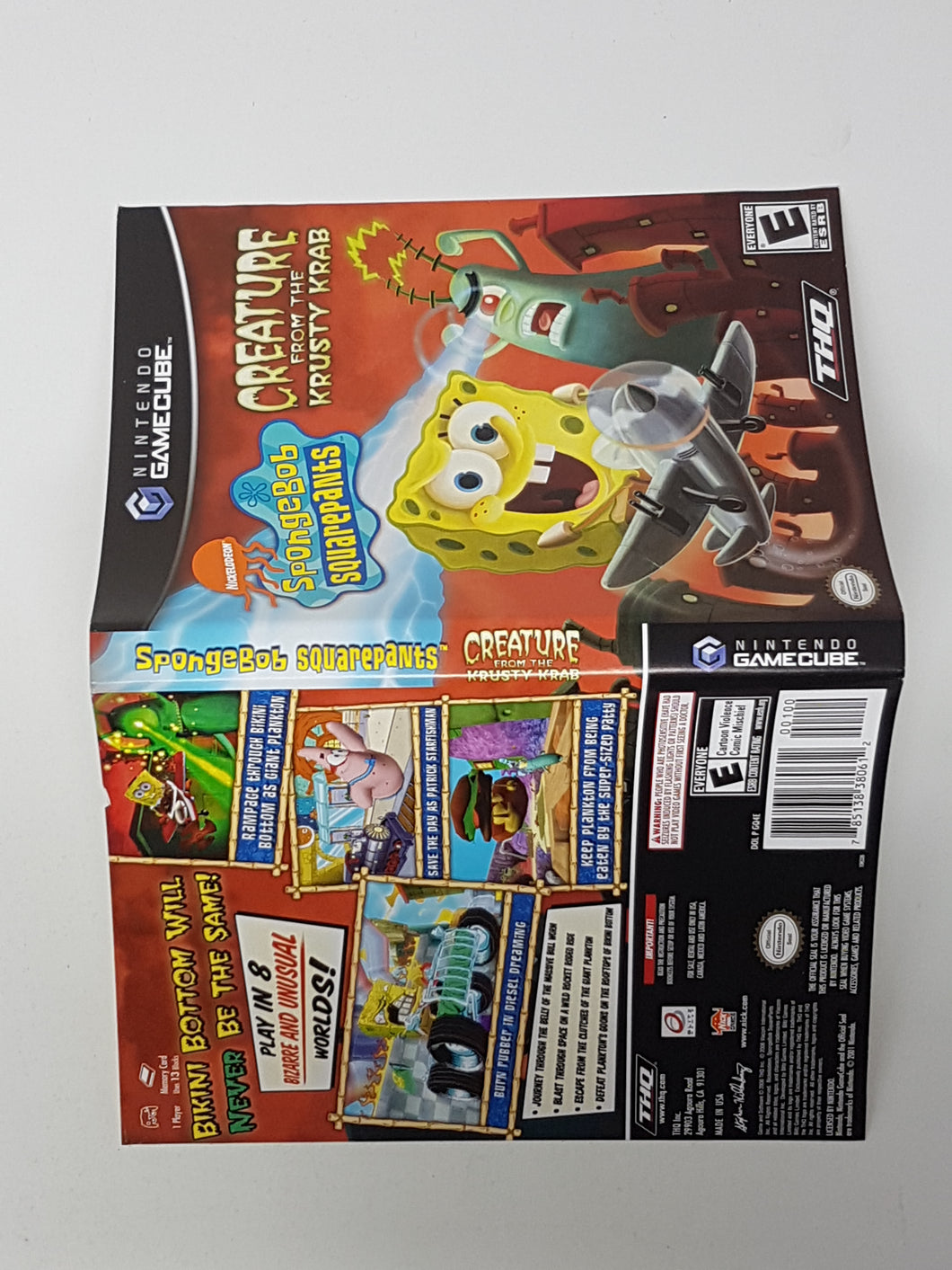 SpongeBob SquarePants Creature from Krusty Krab [Couverture] - Nintendo GameCube