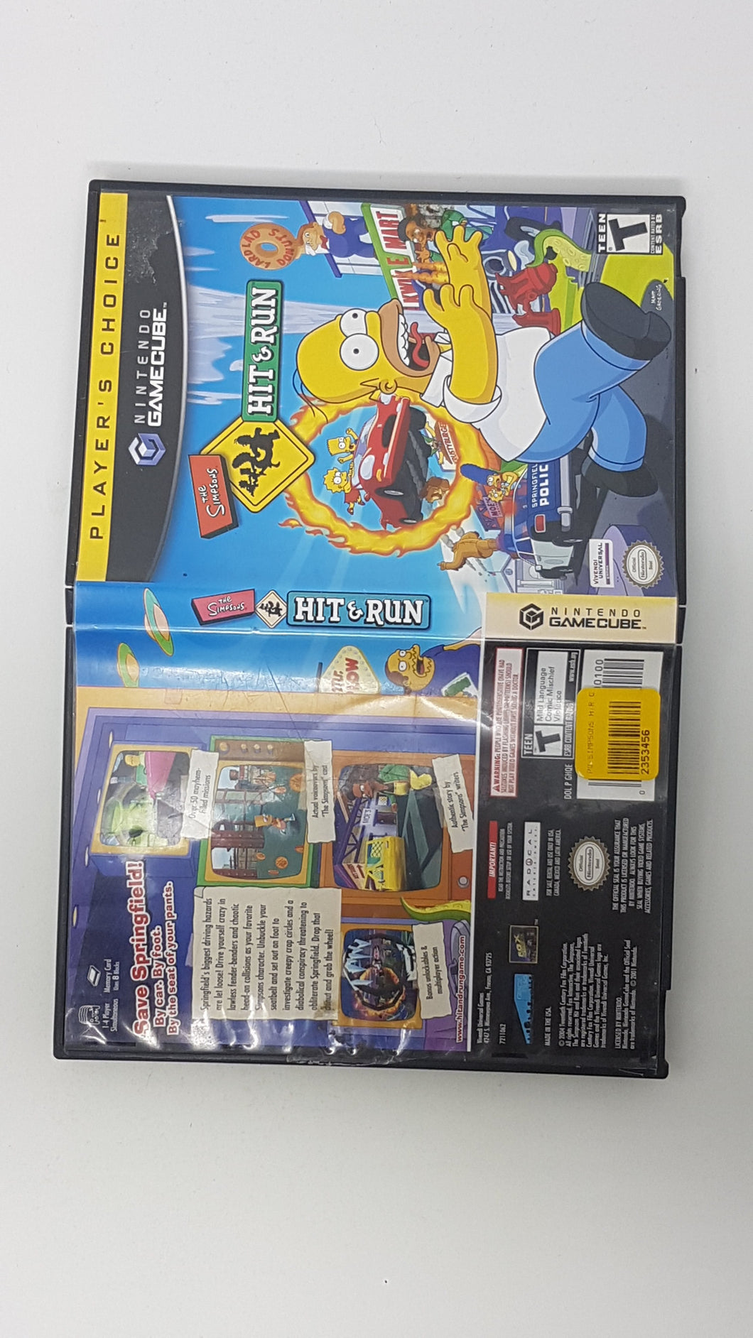 The Simpsons Hit and Run [box] - Microsoft GameCube