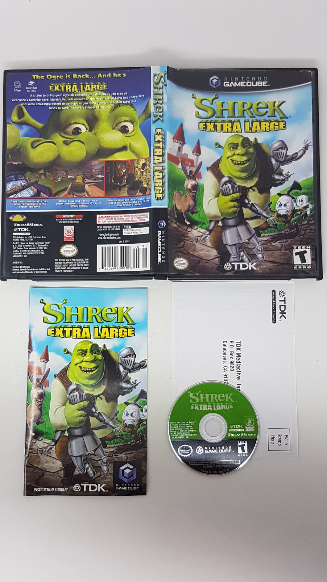 Shrek Extra Large - Nintendo Gamecube