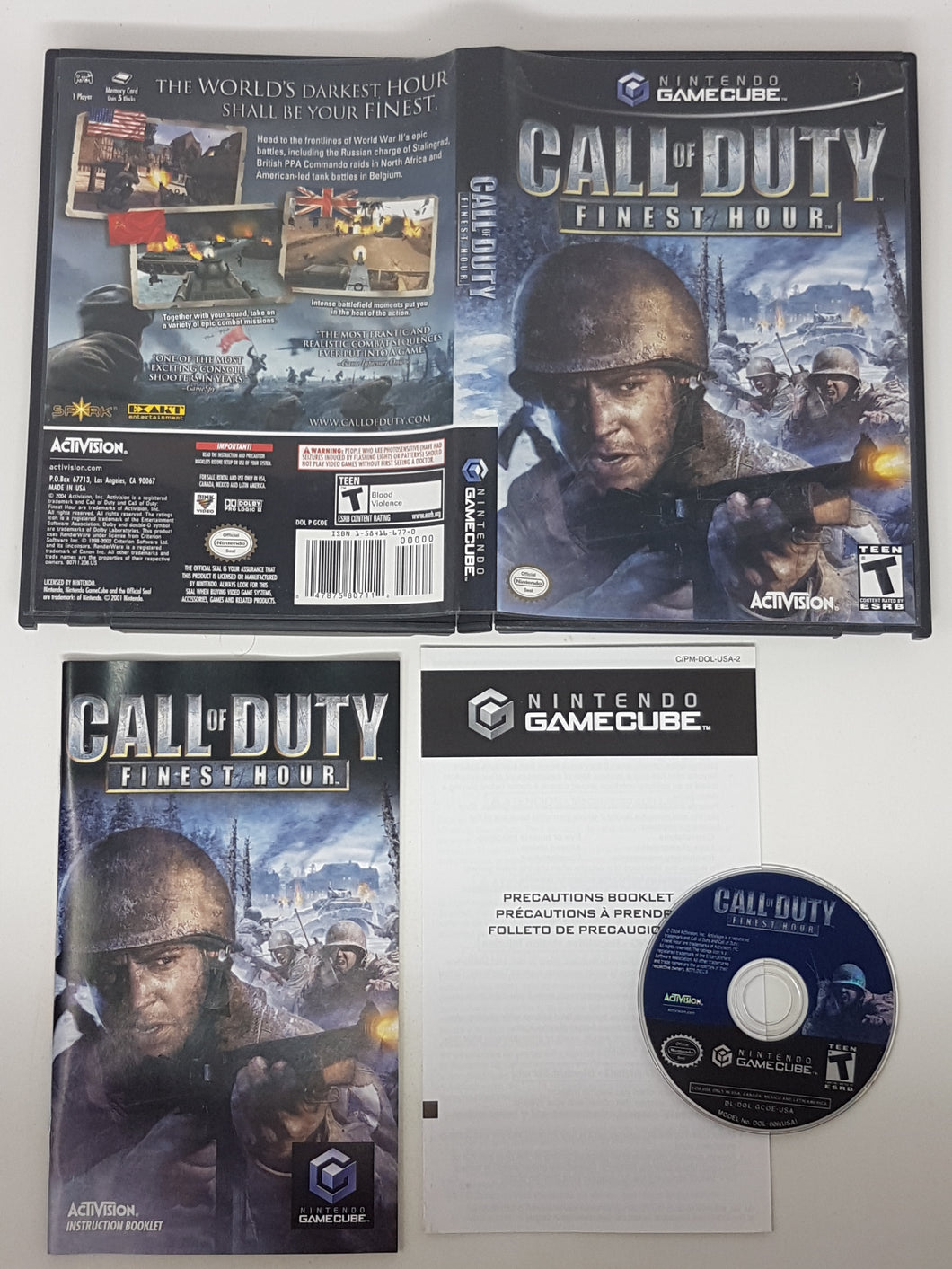 Call of Duty Finest Hour - Nintendo Gamecube