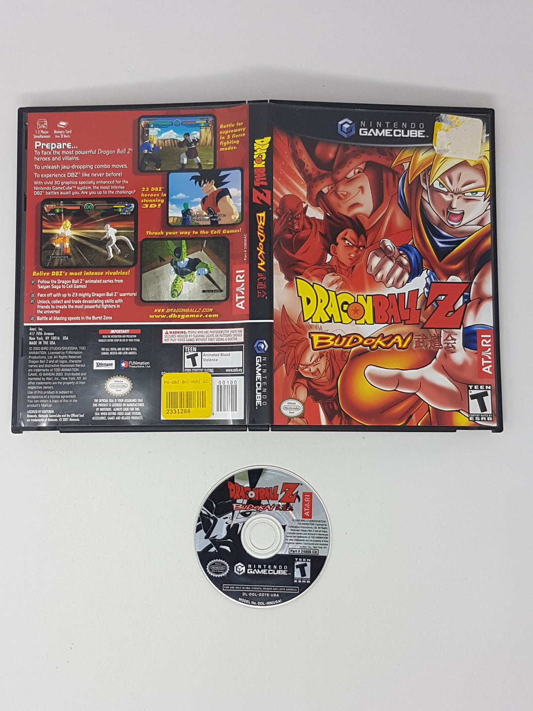 Dragon Ball Z Budokai - Nintendo Gamecube