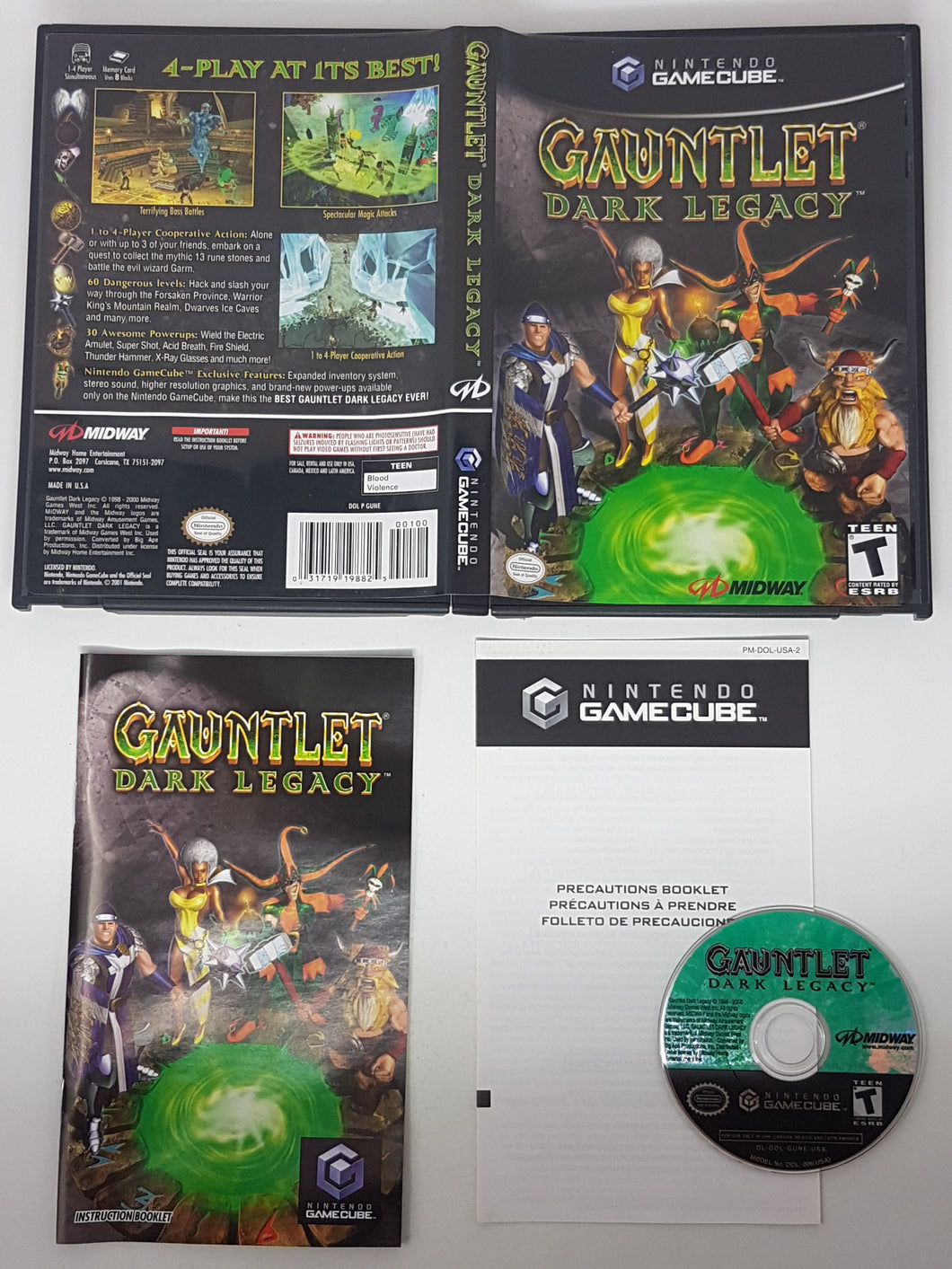 Gantelet Dark Legacy - Nintendo Gamecube