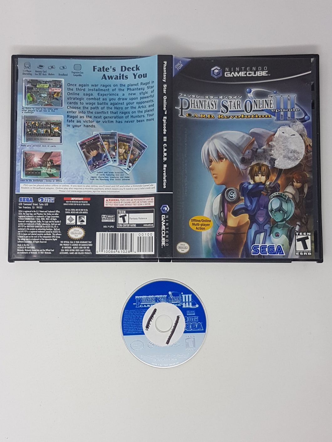 Phantasy Star Online III Card Revolution - Nintendo Gamecube