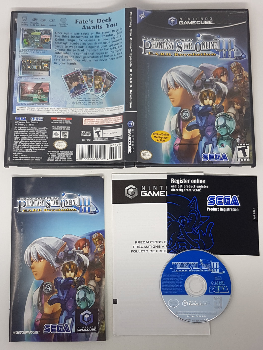 Phantasy Star Online III Card Revolution - Nintendo Gamecube