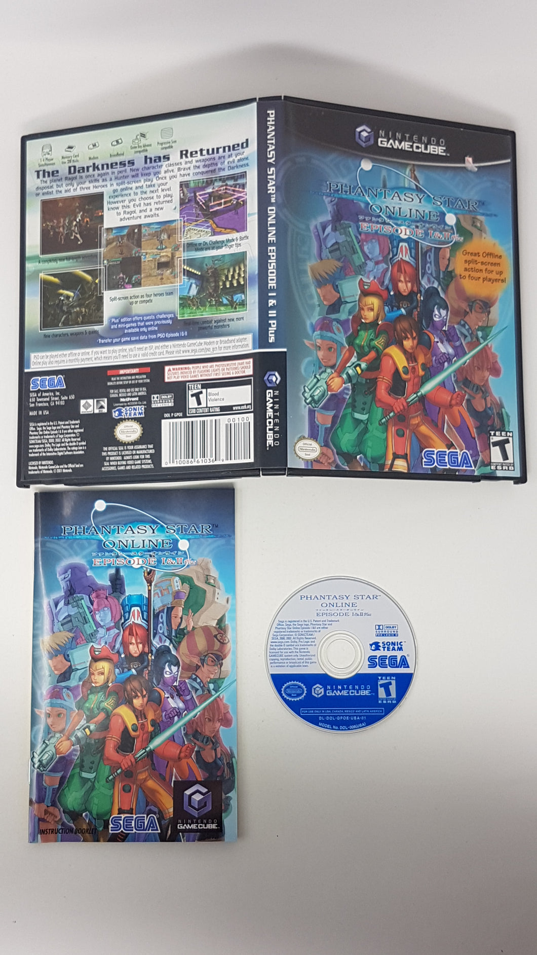 Phantasy Star Online Episode I & II Plus - Nintendo Gamecube