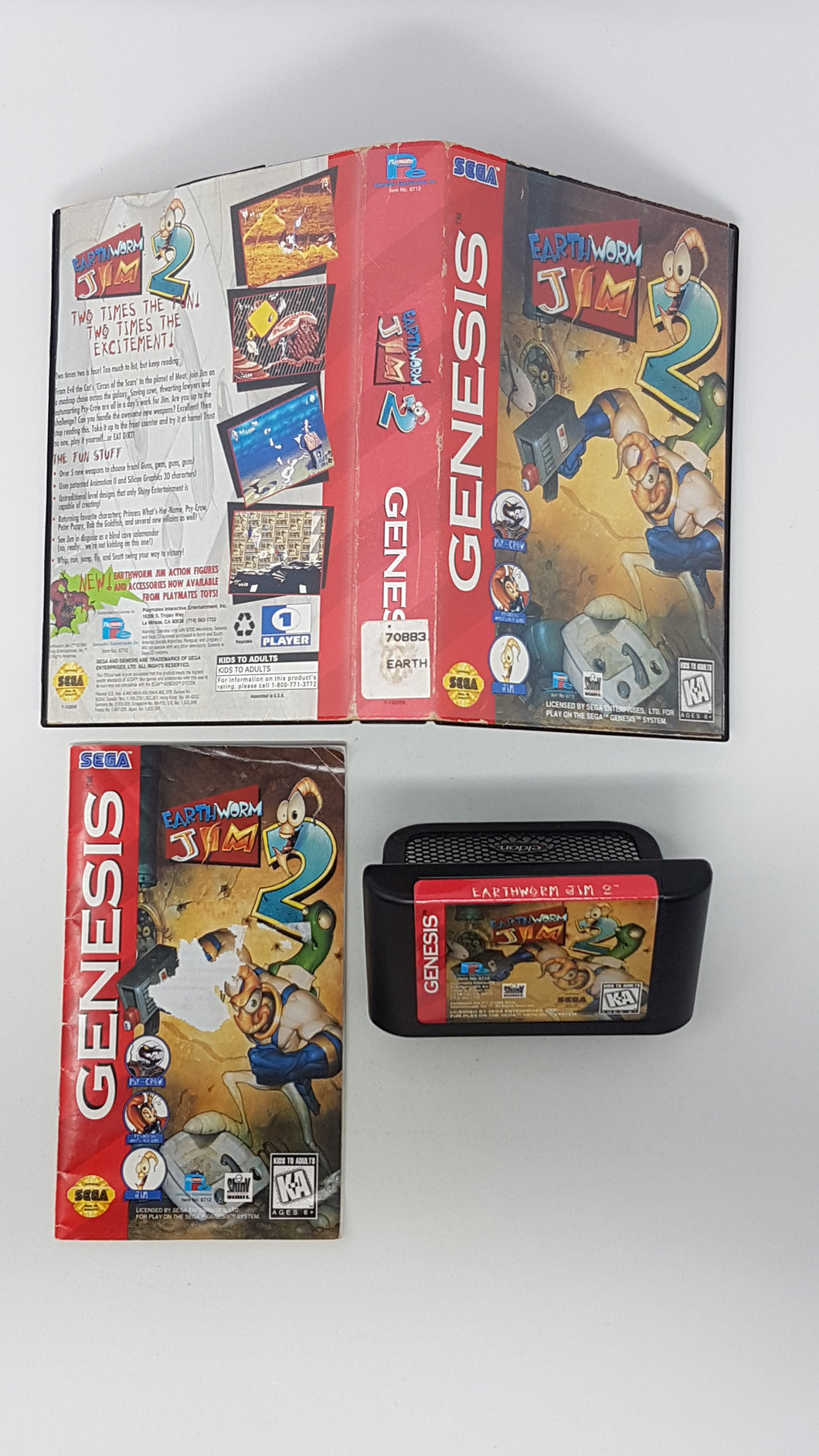 Earthworm Jim 2 - Sega Genesis