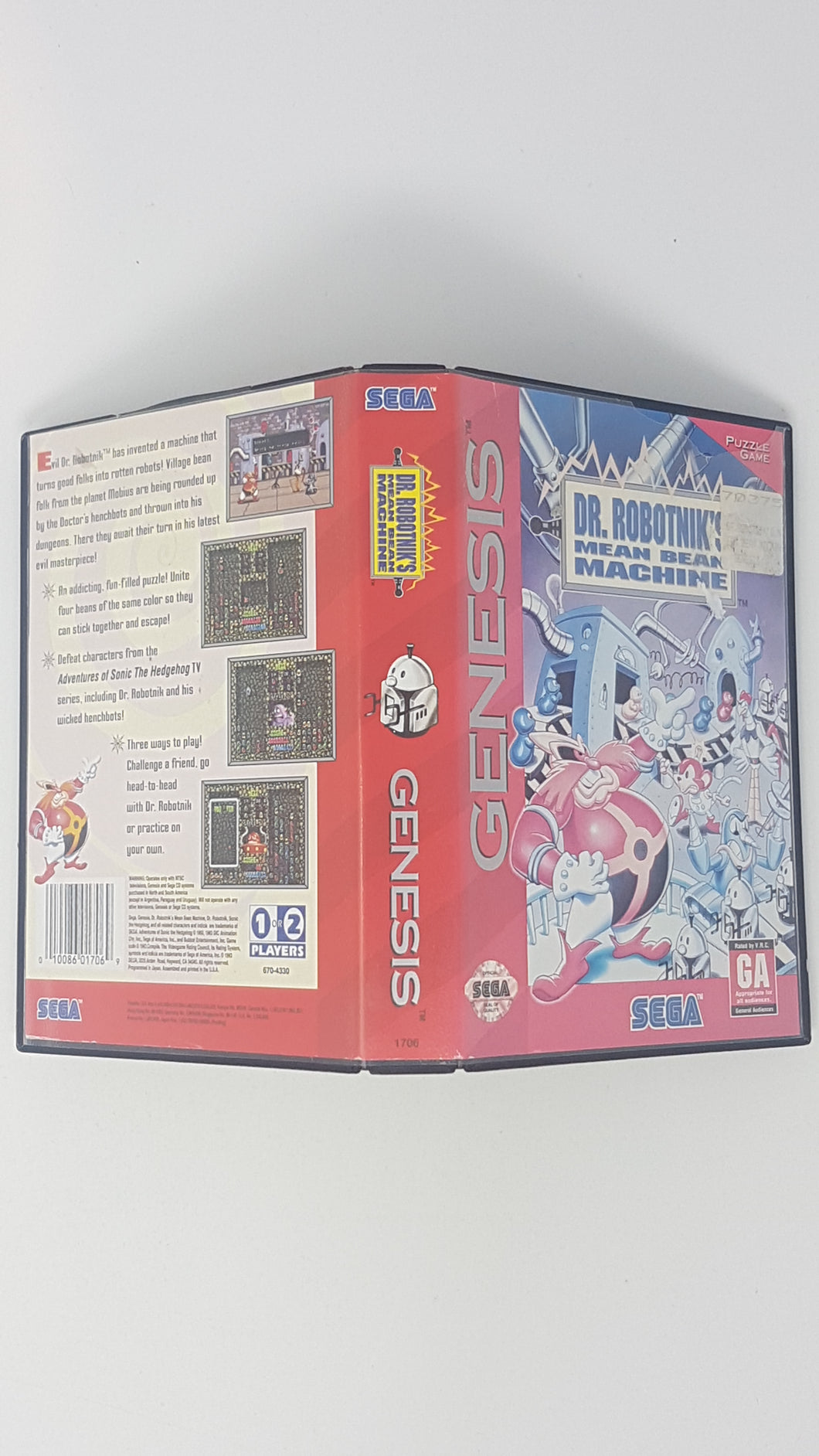 Dr Robotnik's Mean Bean Machine [box] - Sega Genesis