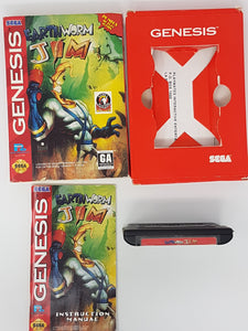 Earthworm Jim [Cardboard Box] - Sega Genesis