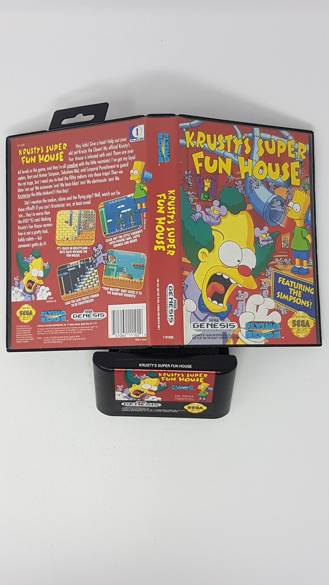 Krusty's Super Fun House - Sega Genesis