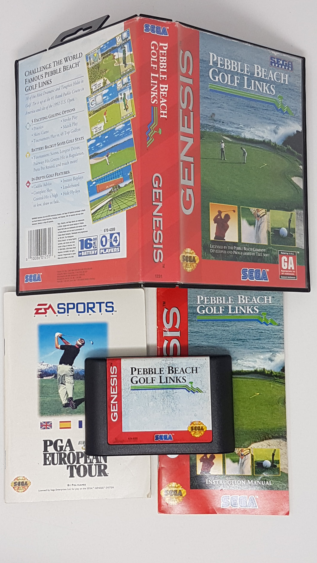 Pebble Beach Golf Links - Sega Genesis