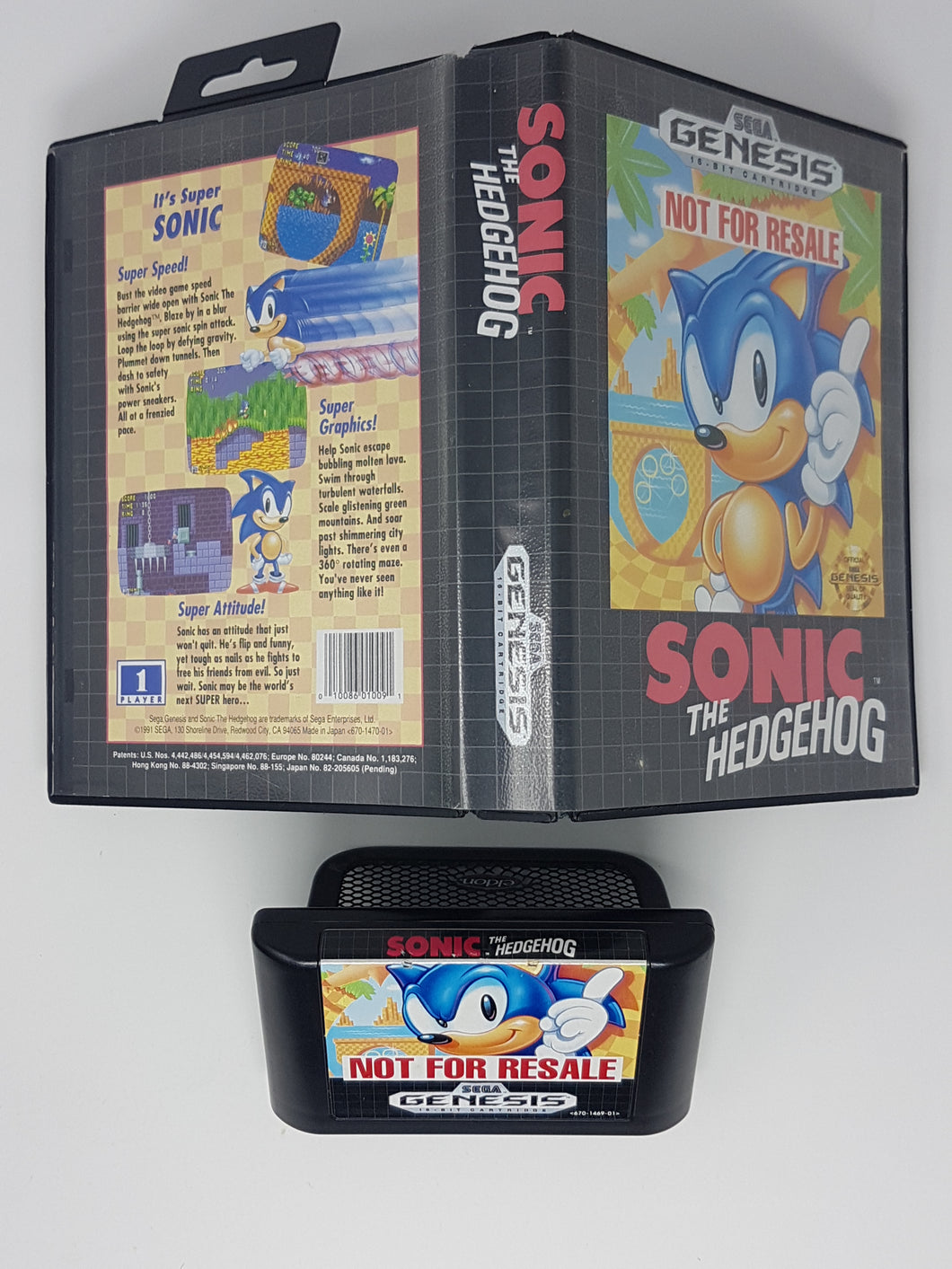 Sonic the Hedgehog [Not for Resale] - Sega Genesis