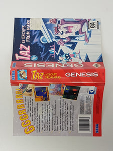 Taz in Escape from Mars [Cover art] - Sega Genesis