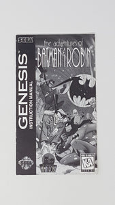 Adventures of Batman and Robin [manual] - Sega Genesis