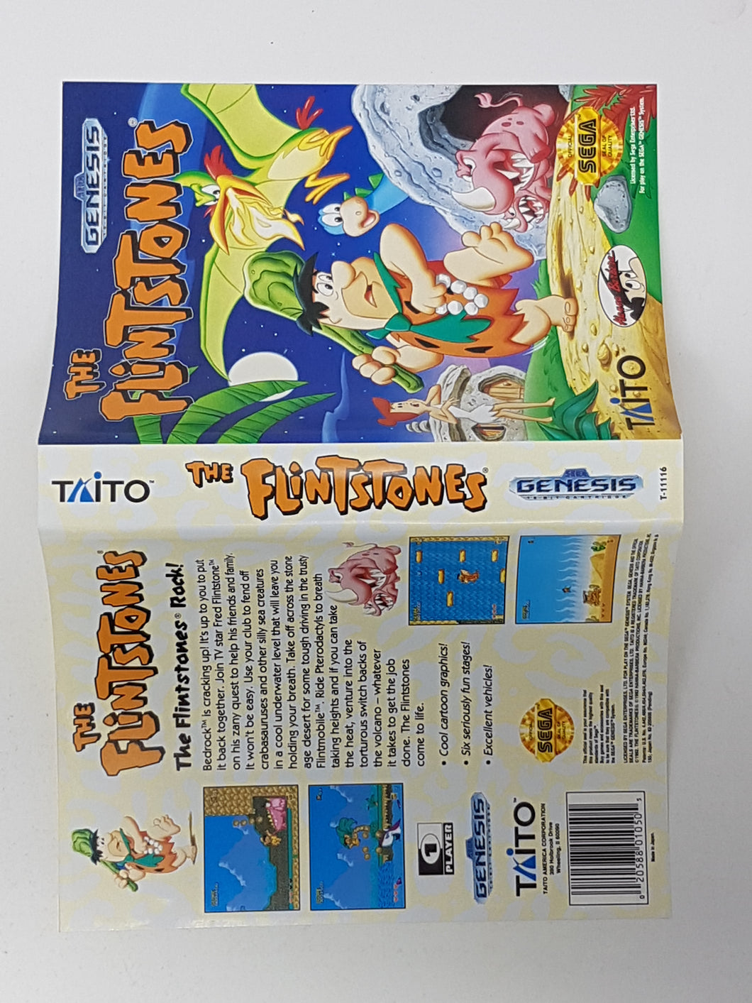 The Flintstones [Cover art] - Sega Genesis
