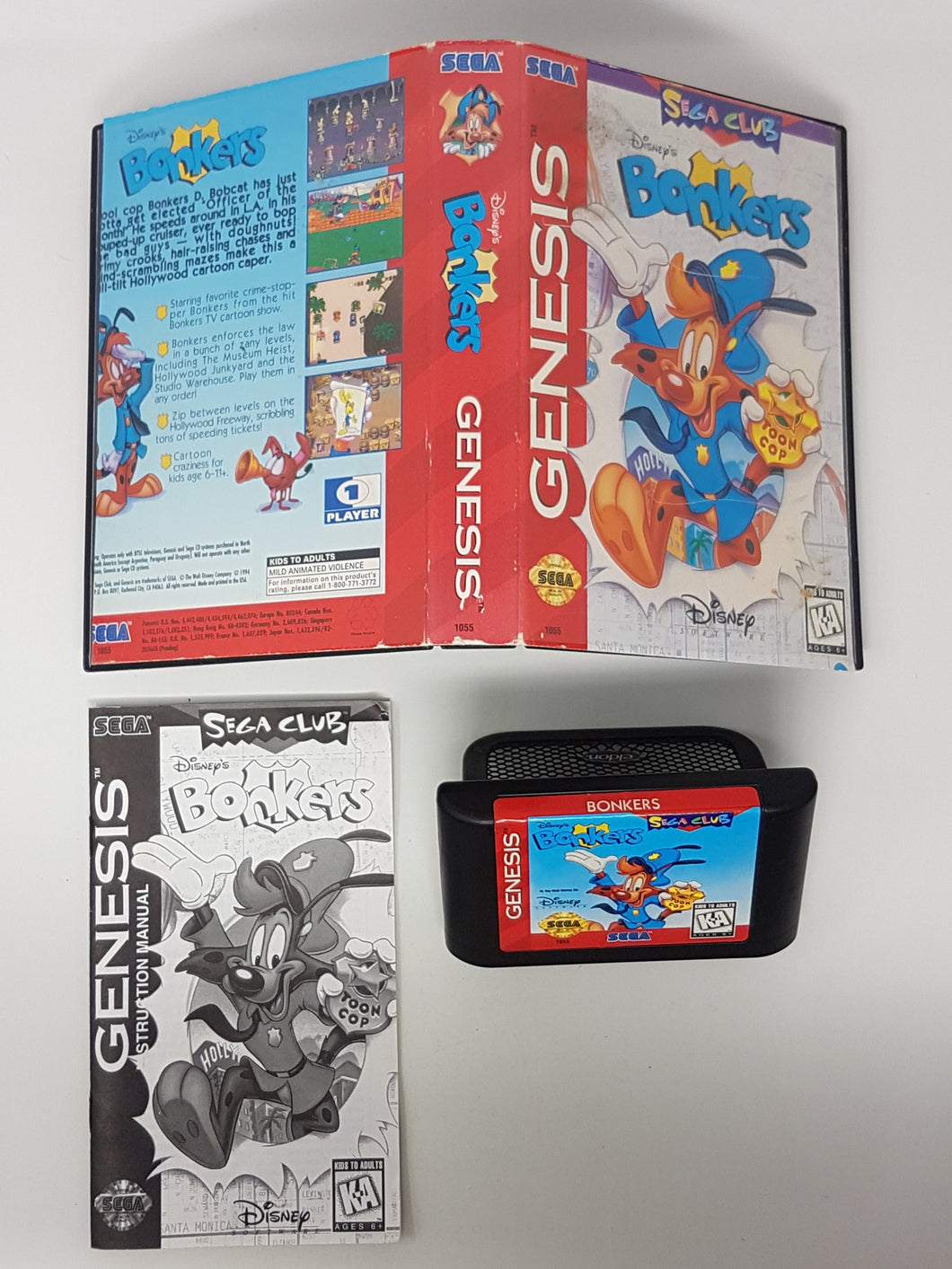 Bonkers - Sega Genesis