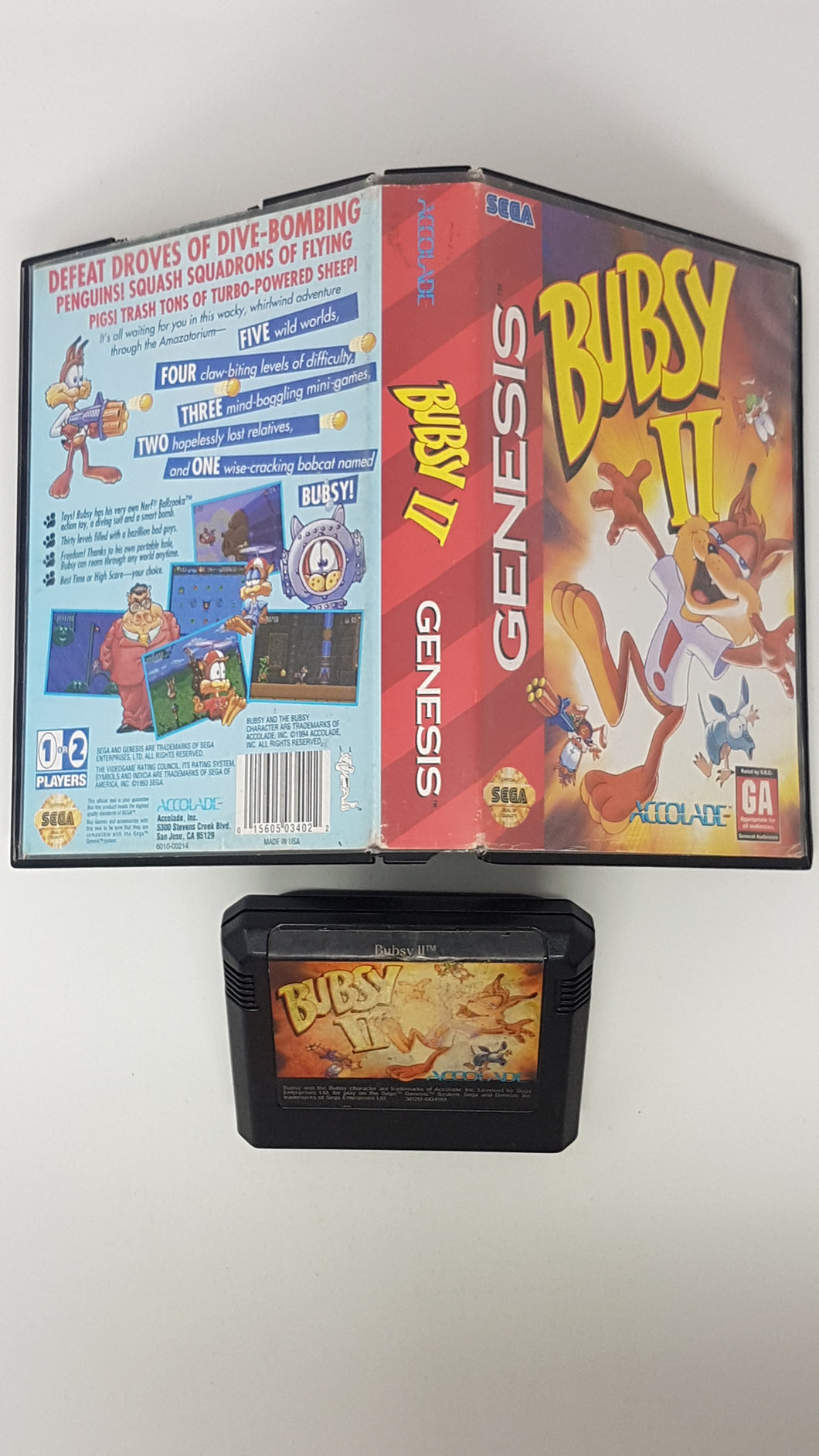 Bubsy II - Sega Genesis