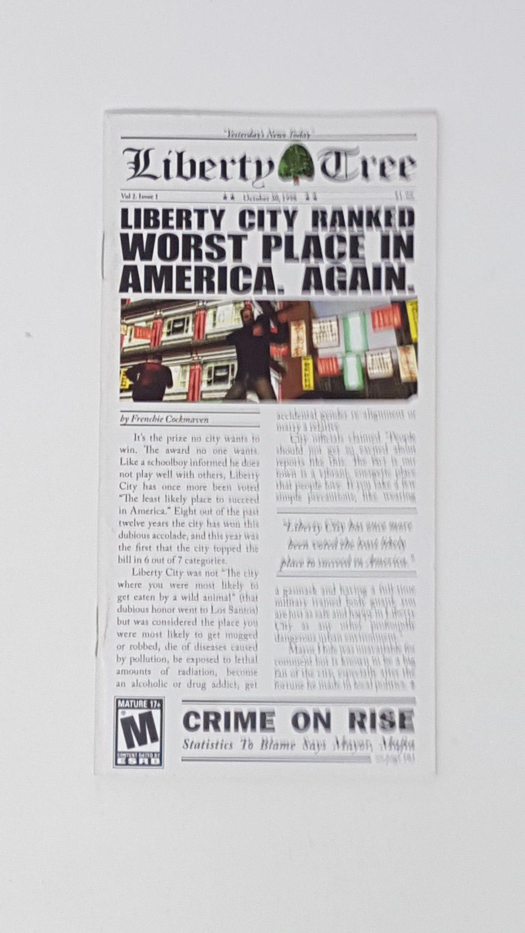 Grand Theft Auto Liberty City Stories [manual] - Sony PSP
