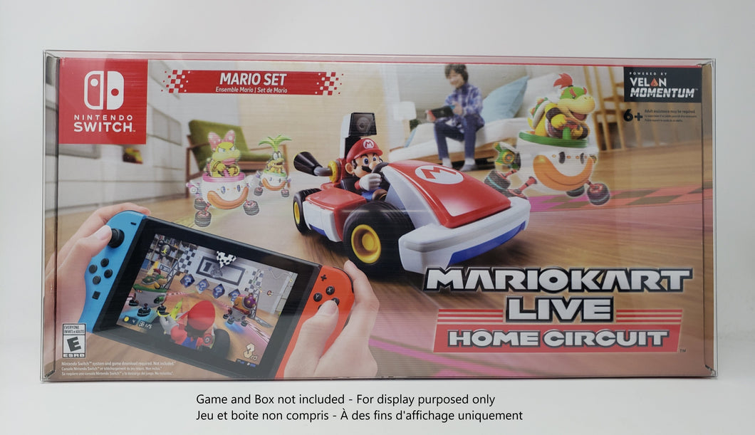 PROTECTEUR DE BOÎTE POUR MARIO KART LIVE HOME CIRCUIT BOÎTIER EN PLASTIQUE TRANSPARENT