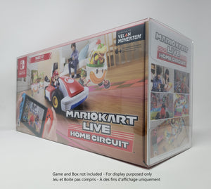 PROTECTEUR DE BOÎTE POUR MARIO KART LIVE HOME CIRCUIT BOÎTIER EN PLASTIQUE TRANSPARENT