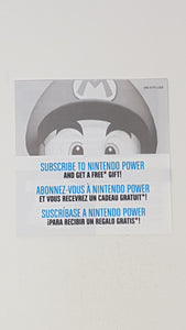 Mario Subscribe to Nintendo Power [Insertion] - Nintendo DS