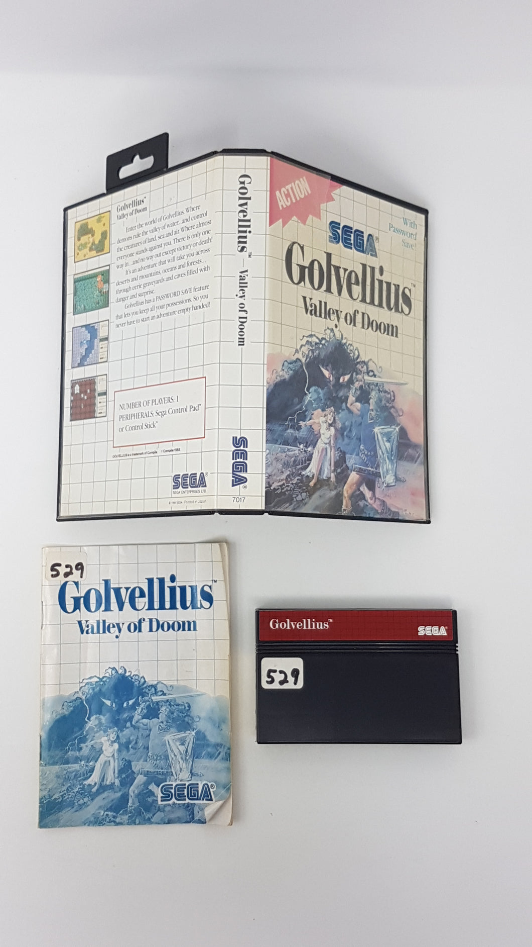 Golvellius Valley of Doom - Sega Master System | SMS