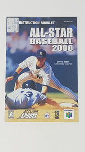 All-Star Baseball 2000 [manual] - Nintendo 64 | N64