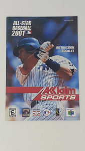 All-Star Baseball 2001 [manual] - Nintendo 64 | N64