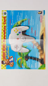 Diddy Kong Racing Operation Card Insert - Nintendo 64 | N64