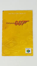 Load image into Gallery viewer, 007 GoldenEye [manual] - Nintendo 64 | N64
